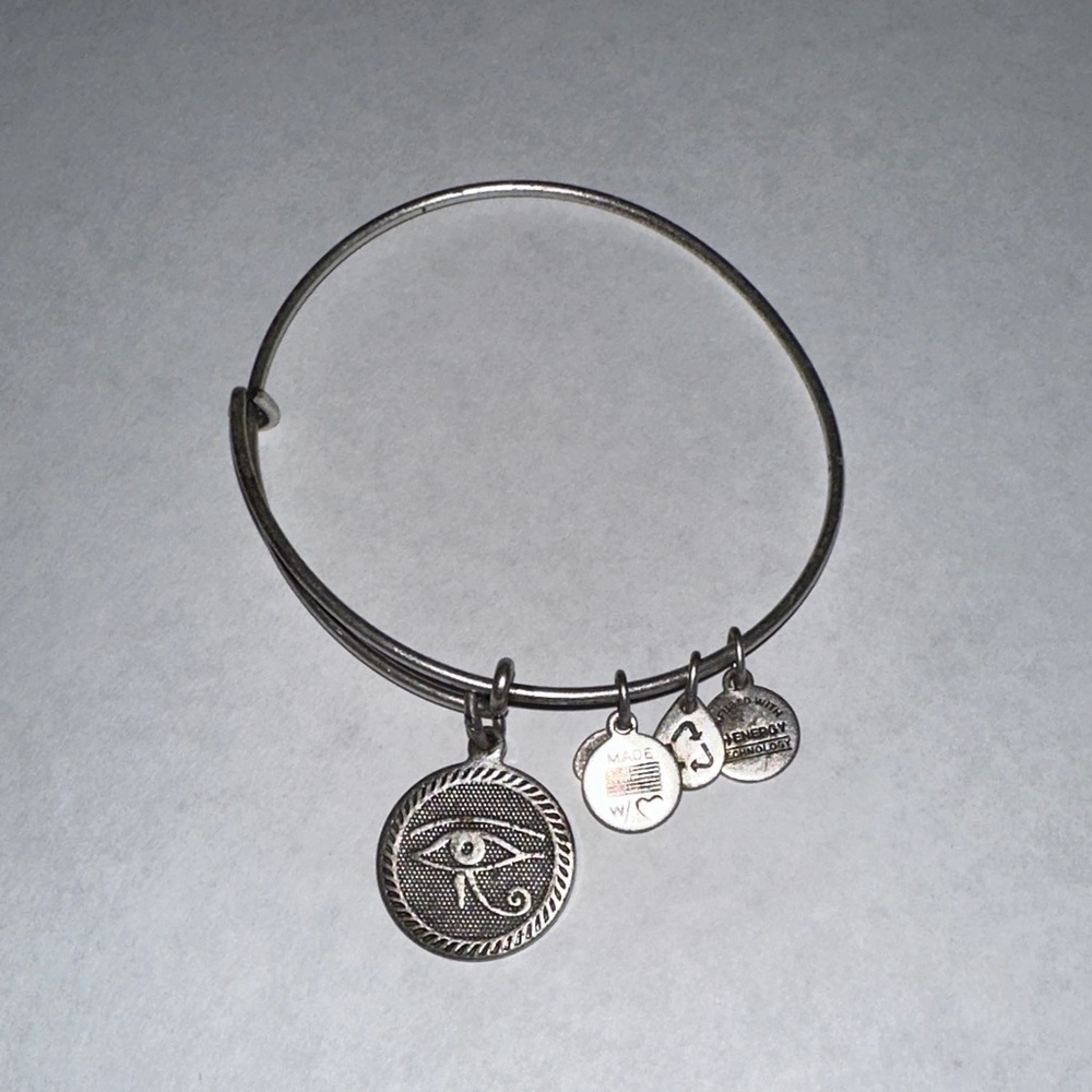 Alex and Ani Silver Charm Positive Energy Bracelet